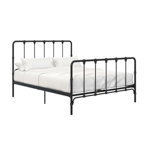 New Style Modern Design Best Price Metal Bed Frame King Size Iron Tube Bed