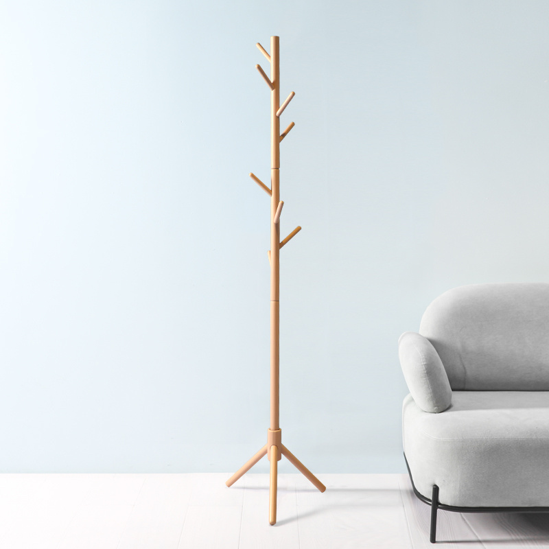 Porte Manteau Perchero Cheap Wholesale Bedroom Living Room Furniture Modern Wooden Stand Standing Hanger Coat Rack Not Wall