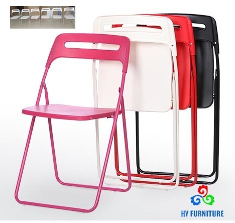 Wholesale outdoor folding chair modern plastic chair metal folding chair