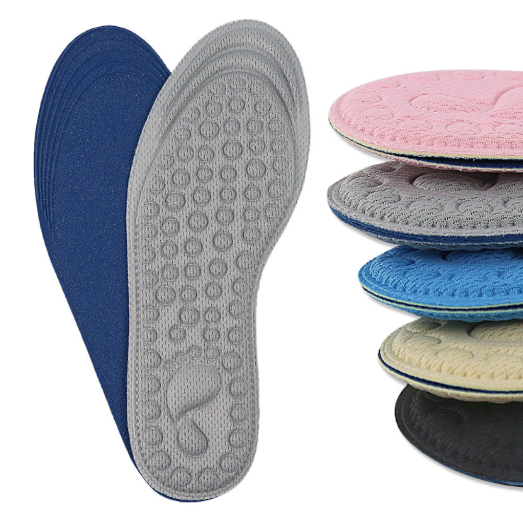 Super Soft Comfort High Elastic Breathability Sweat absorption Memory Foam Scalable Insole for Shoes