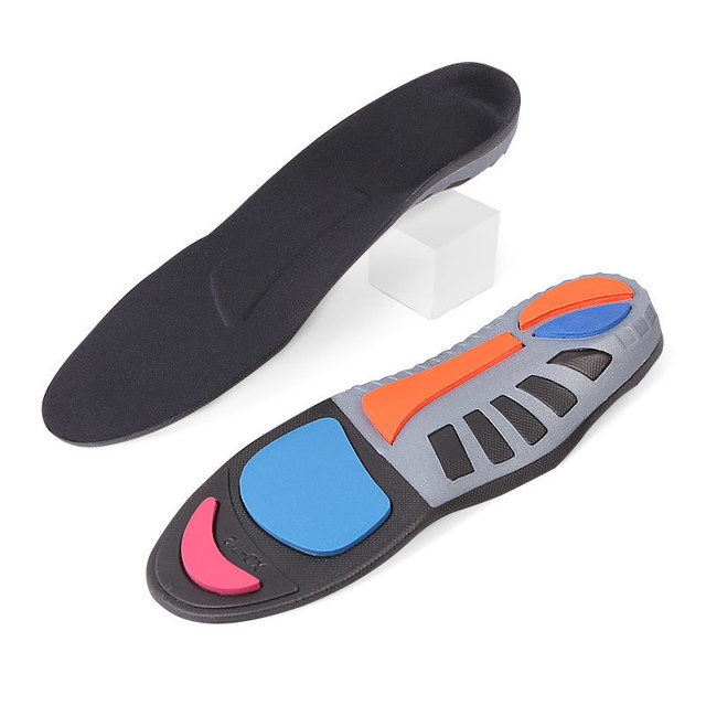 New Design Super Comfort Light Weight Shock Absorption Cushioned Running Soft Insoles for Shoes  EVA Insole