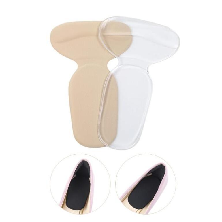 Hot Selling Foot Care Pain Relief Two in One Heel Cushion and BacK Gel Heel Liner For Lady's High-Heeled Shoes