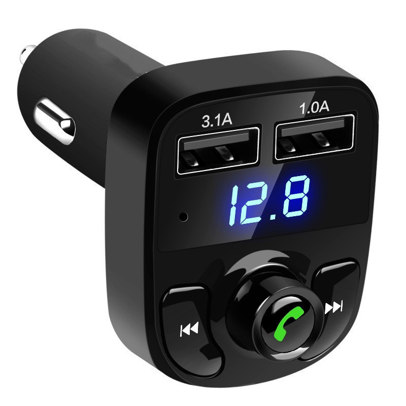 Audio MP3 Player 3.1A Blue tooth Car FM Transmitter Dual USB Quick Charge Car Charger