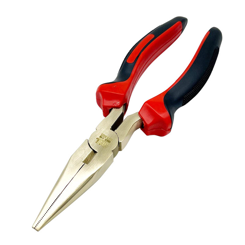 Best-selling explosion-proof needle nose pliers made of copper alloy and can be customized non sparking tools crimping pliers