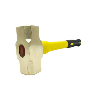 Safety tool explosion-proof fiber handle octagonal hammer aluminum bronze hand tool Non sparking tools brushless hammer drill