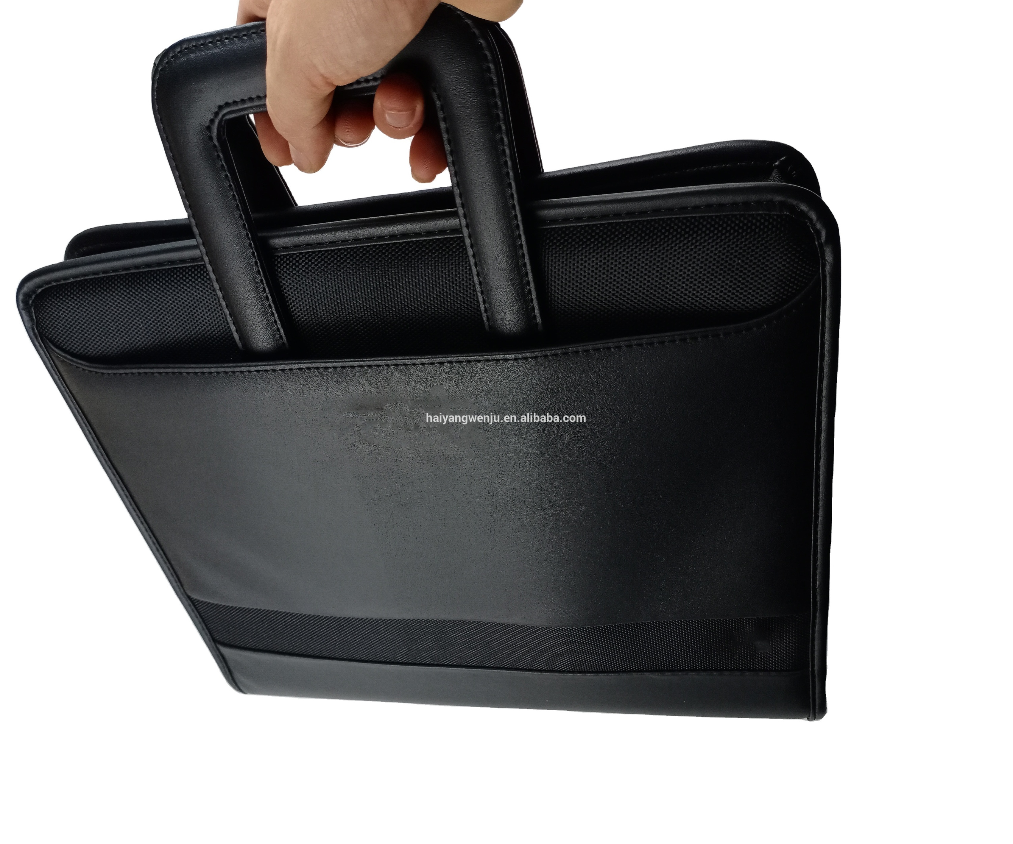 custom logo multifunctional briefcase professional  retractable handles portfolio