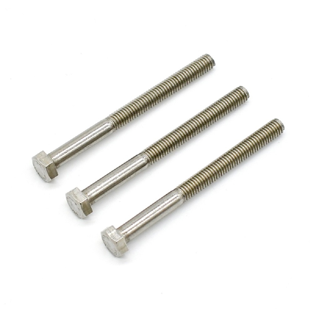 Customized Professional Stainless Steel M9  Gi Hex Bolt 1 / 2 In Hex Bolt For Beams