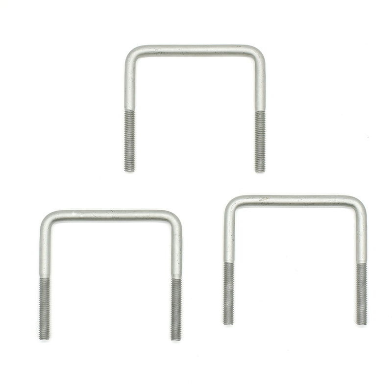 High Quality Custom Wholesale  Ship'S Steel Pipe U-Bolt Spring U-Bolt Square Head U-Shaped Zinc Bolts For Trailer Boats