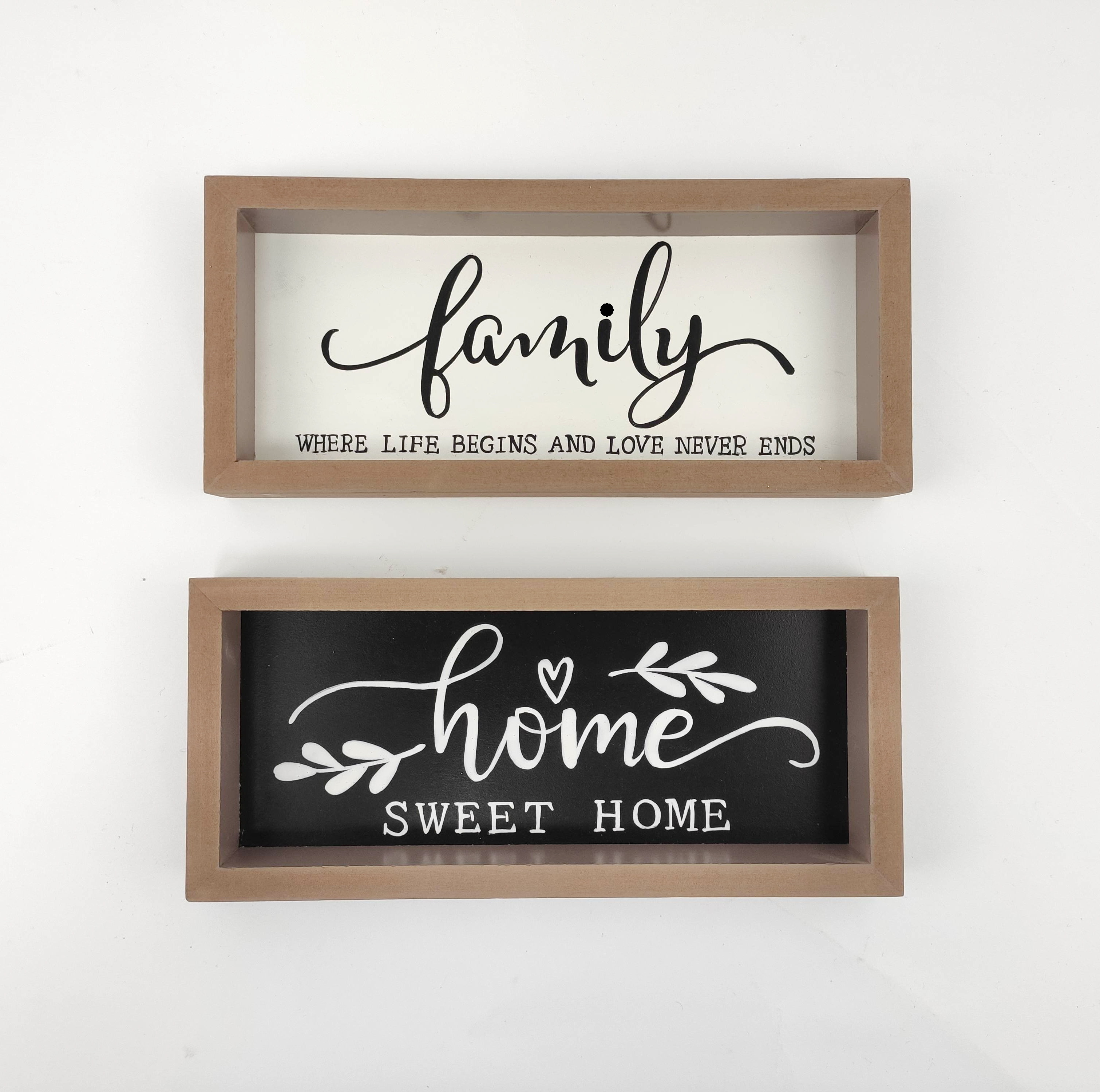 Custom Modern Farmhouse Wall Decorations Wood Signs