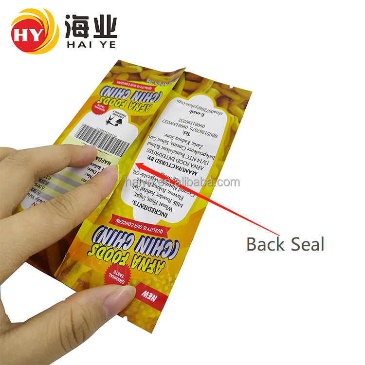 Metallized Foil Laminated Aluminum Plastic Food Flexible Packaging Film Roll sachet For Tomato Potato Chips Packaging