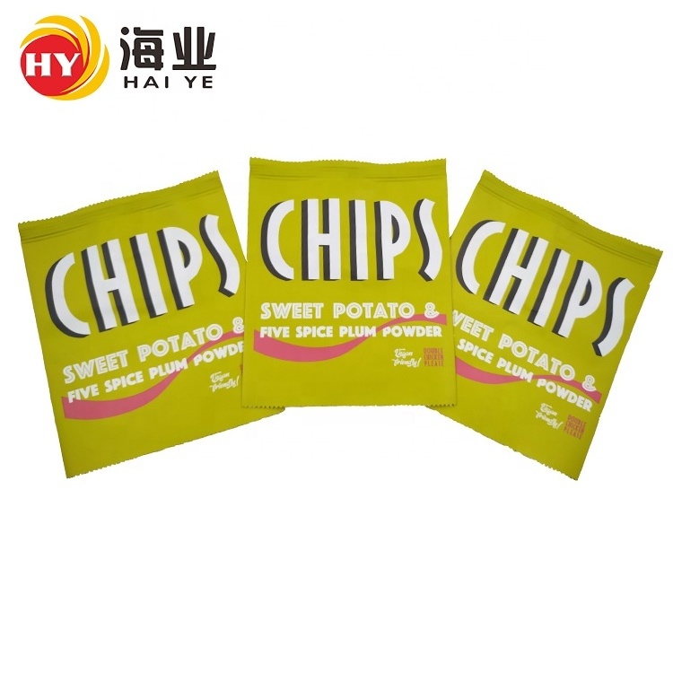 Food Grade Crisps Snack Packaging Bag Vacuum Seal Bag For Snack Back Side Heat Sealing Potato Chip Bags High Quality