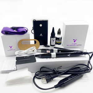 2024 New Arrival V Light Hair Extension Machine New Balayage Color Tools with Connectors High-quality Human Hair Extensions