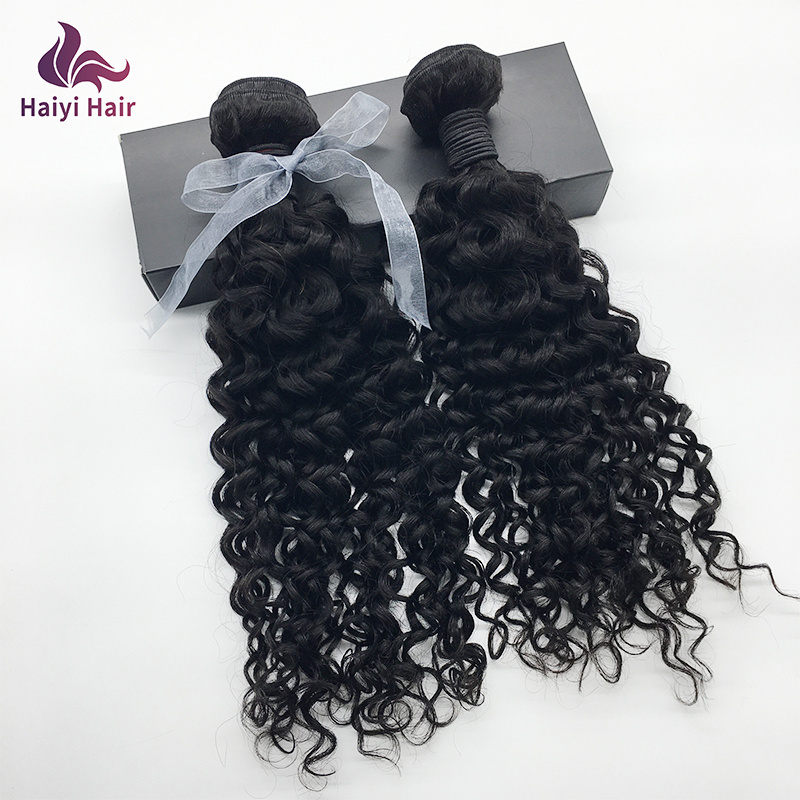 12A Grade water wave bundles Brazilian hair  no return hair, Double Swen Weft