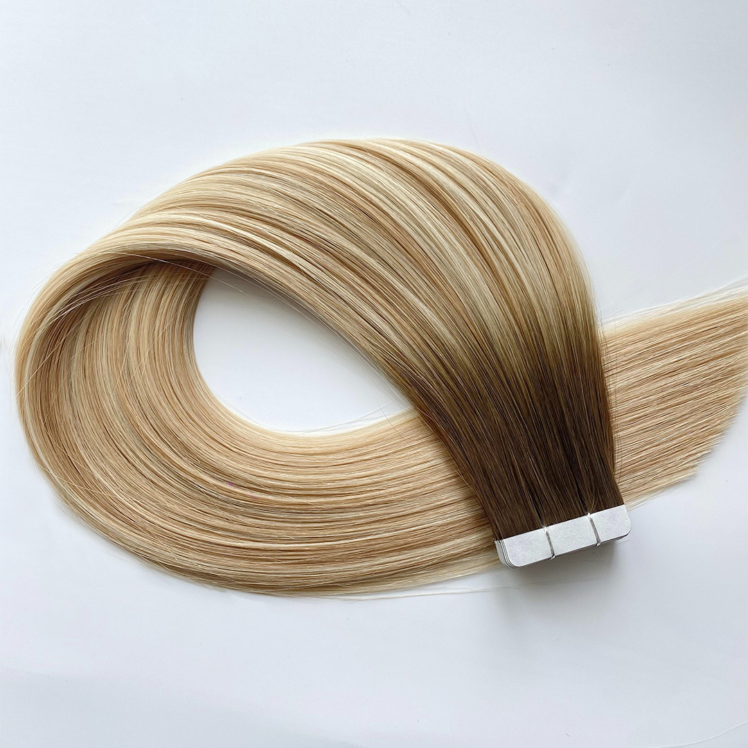 Large Stock Top Quality Virgin Hair 100 Remy Human Double Drawn Invisible Tape Hair Extensions