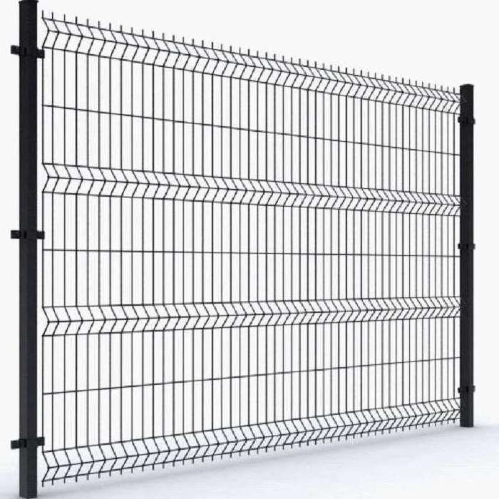 Pvc coated curved wire mesh fence 3d  fence