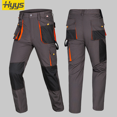 Work Pants for men Cargo Trousers Electrician Safety Waterproof Bleach Resistant Custom Multi Pocket Junior Carpenter Knee Pads