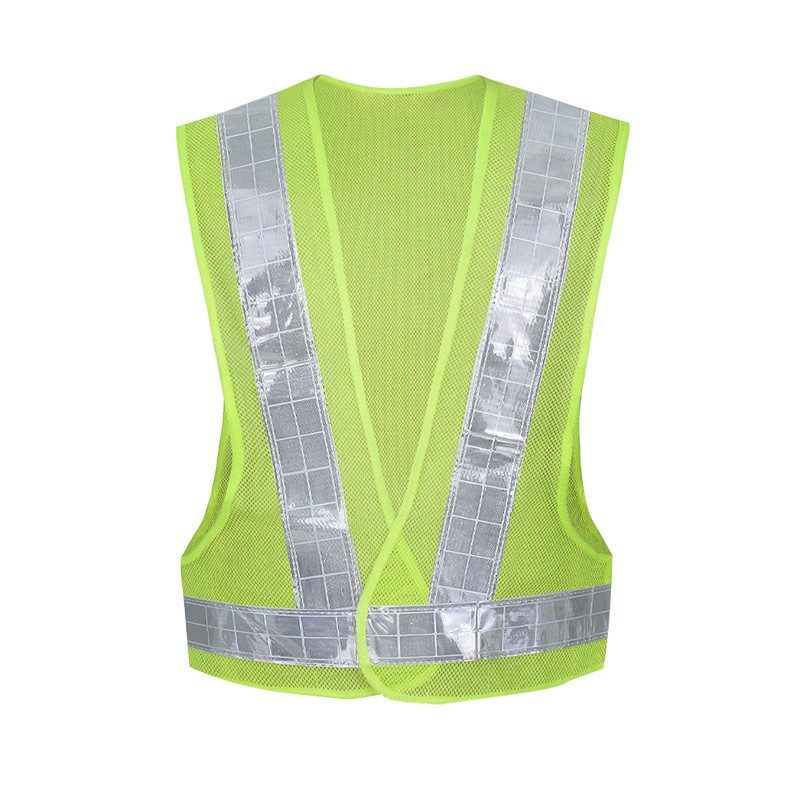 Customized High Visibility Work Vest Safety work wear men Roadway Reflective Work Clothes Vest