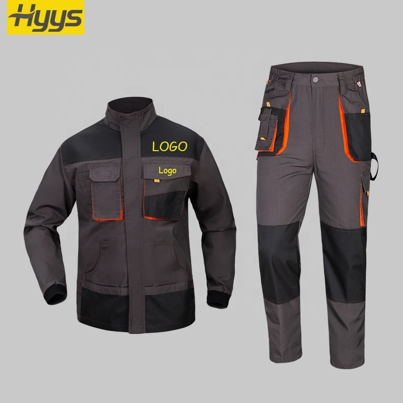 Work Clothes Men Mechanic Coverall Overalls Workwear Jacket Pants Trousers Construction Safety Working Scrubs Uniforms Suit