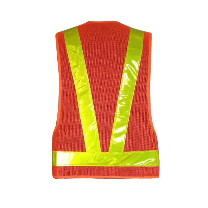 Customized High Visibility Work Vest Safety work wear men Roadway Reflective Work Clothes Vest