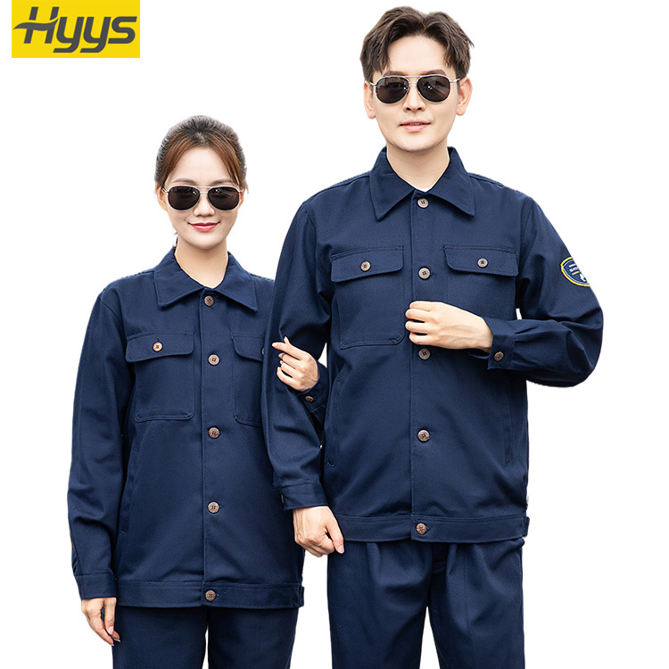 Wholesale fire resistance flame retardant clothing industrial safety clothing 100% cotton fabric