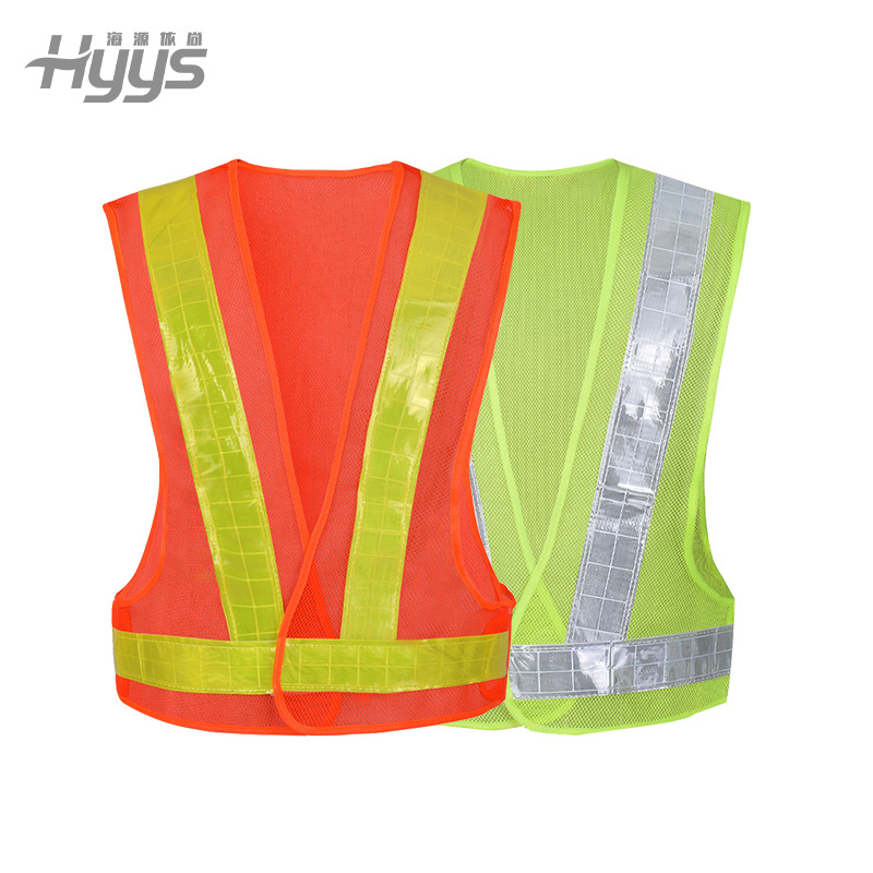 Customized High Visibility Work Vest Safety work wear men Roadway Reflective Work Clothes Vest