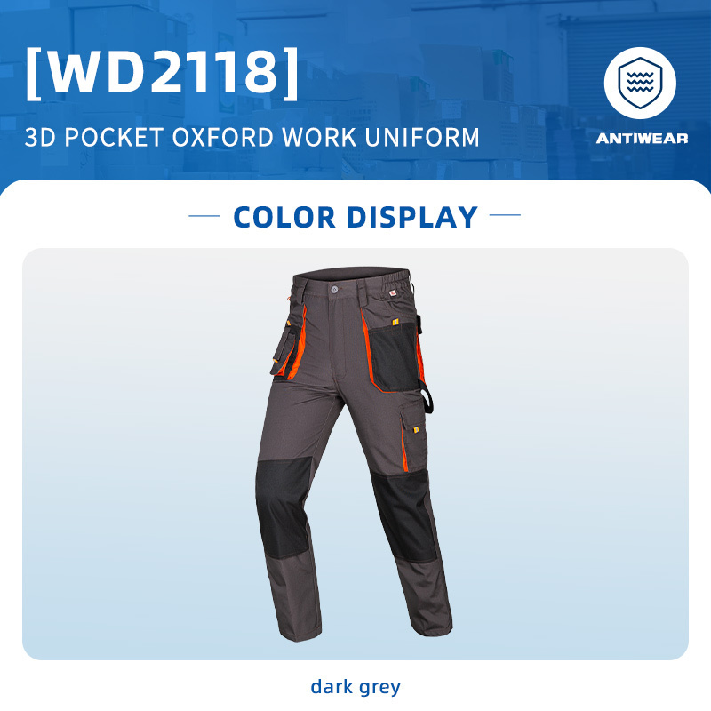 Work Pants for men Cargo Trousers Electrician Safety Waterproof Bleach Resistant Custom Multi Pocket Junior Carpenter Knee Pads