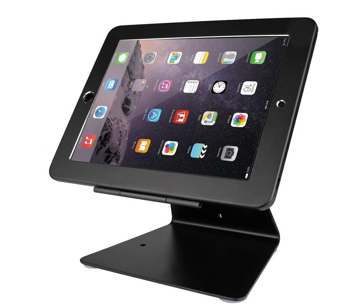 Adjustable Flexible Display Aluminium Tablet Holder Desktop Anti-theft Metal Lockable Tablet Stand for iPad