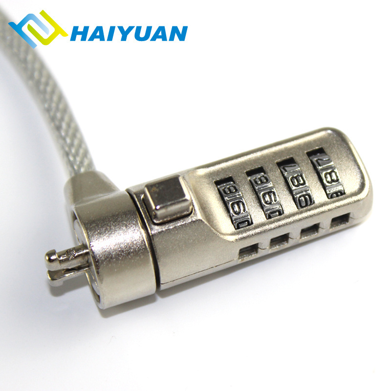 Security Hardware Cable Combination Lock for MacBook Air/Pro With lock buckle computer locking cable computer safety lock