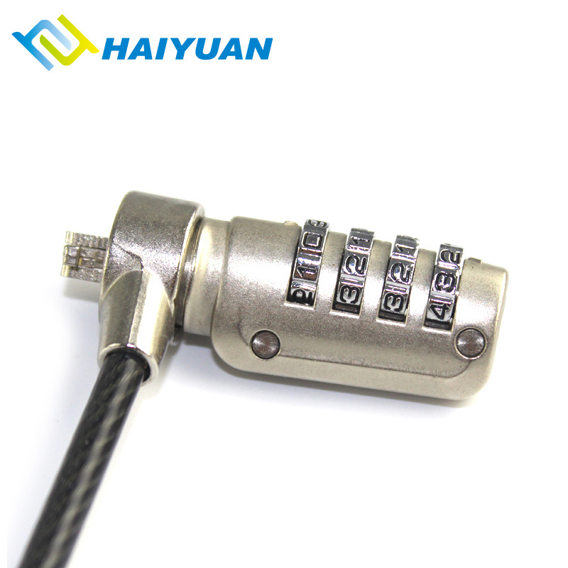 4 digit combination lock portable security anti-Theft ultra cable laptop cipher lock for dell latitude 5480 and inspiration