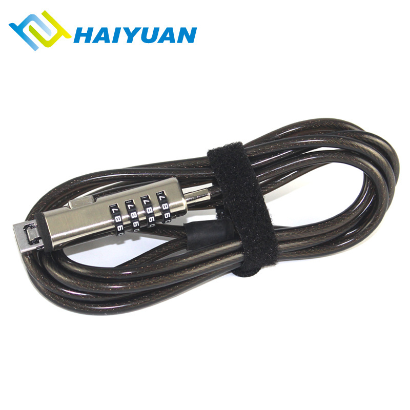 Accept OEM and ODM service computer laptop USB security anti-theft cable lock for desk usb laptop lock cable usb laptop lockusb