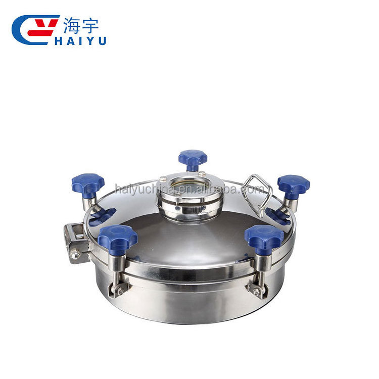 Hygienic manhole cover stainless steel manhole, sanitary tank manway