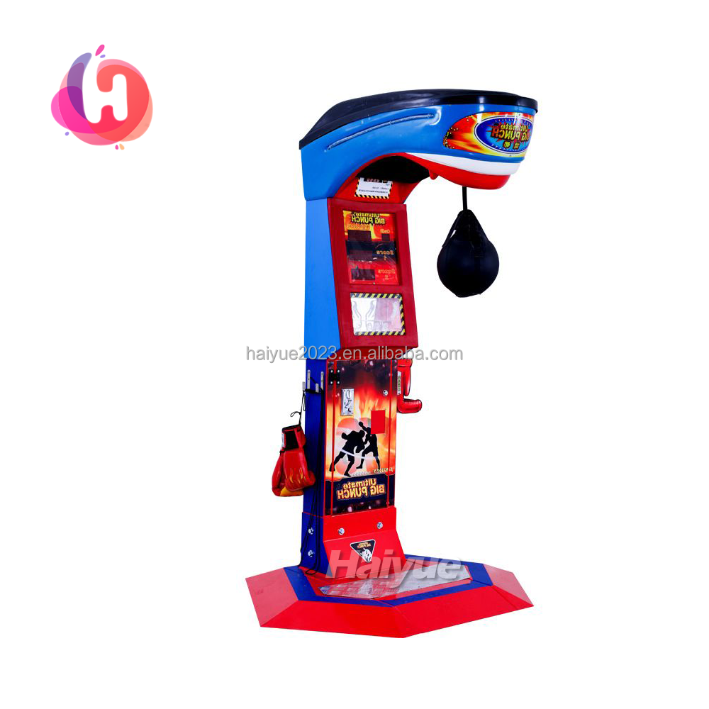 Factory Price Sports Playing Hit Target Boxing Machine Mquina de box Cola Arcade Redemption Games Boxing Punch Machine