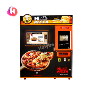 Latest Fully Automatic Self-Service Pizza Vending Robot Steel Food Vending Machine with Coin Payment System Pizza Machine Sale