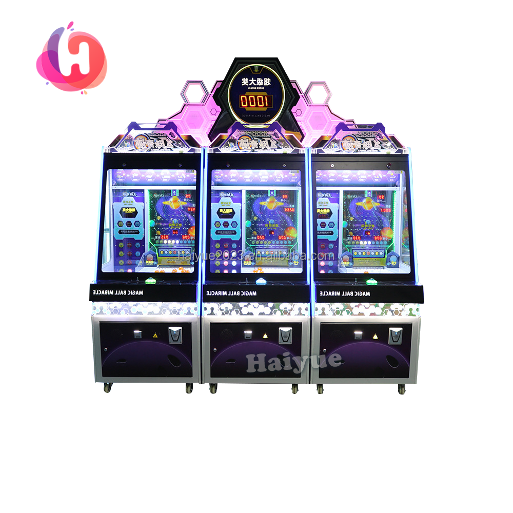 Hot Sale Coin Operated Game Machines Magic Ball Drop Ticket Lottery Arcade Machine For Amusement Park