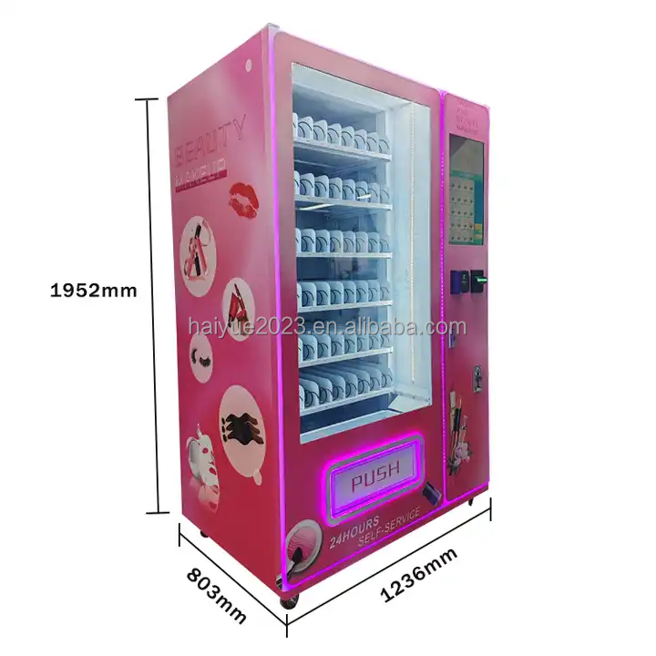 Attractive design lash convenience self-service store vending machine for false lashes eyelash vending machine