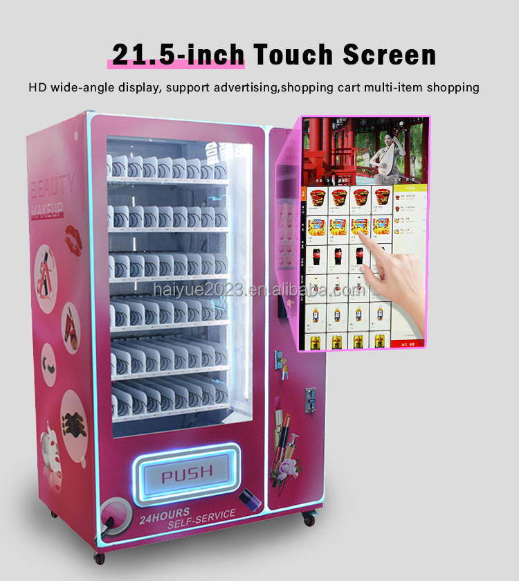 School/Office/Park Maquinas Expendedoras Customizable Snack And Drink Vending machine for sale