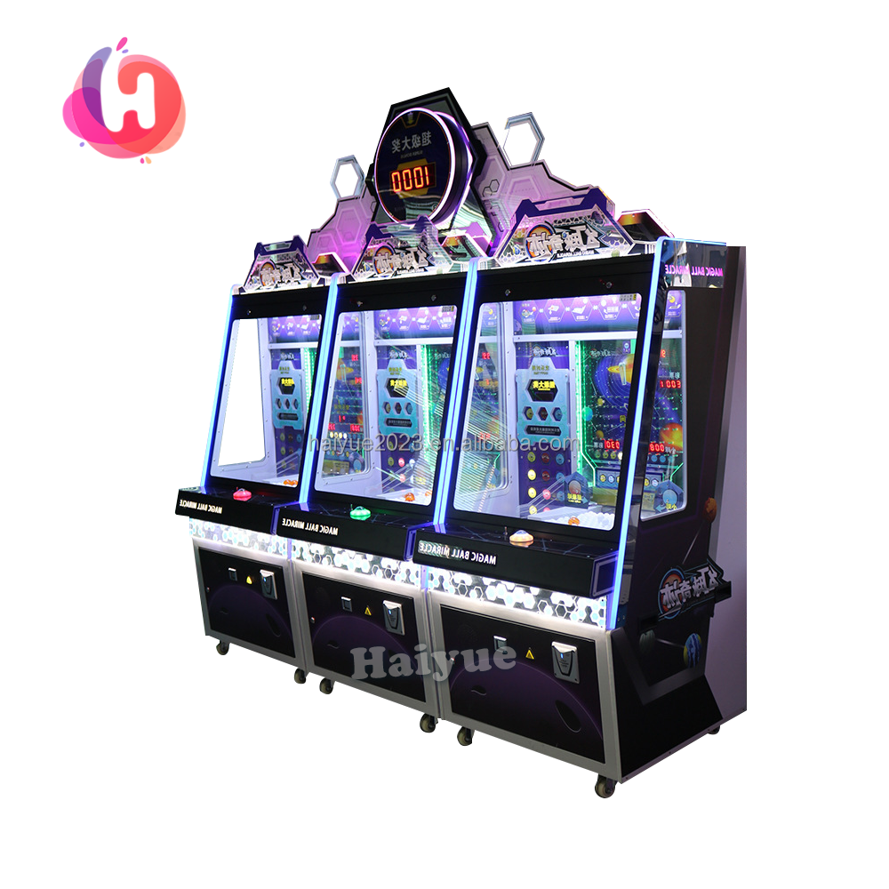 Hot Sale Coin Operated Game Machines Magic Ball Drop Ticket Lottery Arcade Machine For Amusement Park