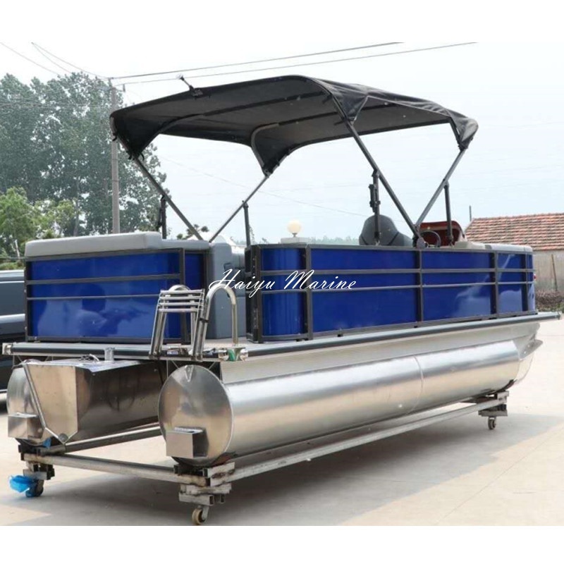 2022 Hot Sale Best Quality Leisure Party Barge Floating Pontoon Boat For Sale