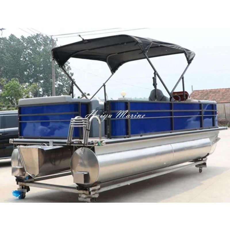 2022 Hot Sale Best Quality Leisure Party Barge Floating Pontoon Boat For Sale