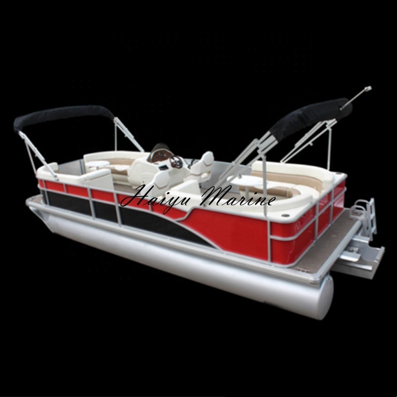 Hot Sale Party Barge Floating Pontoon Boat With Slide