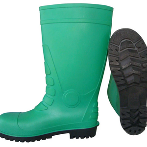 Factory price good quality PVC safety combat boots with steel toe