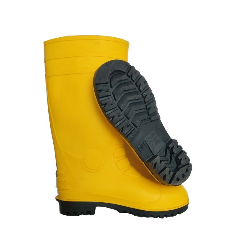 Factory price good quality PVC safety combat boots with steel toe