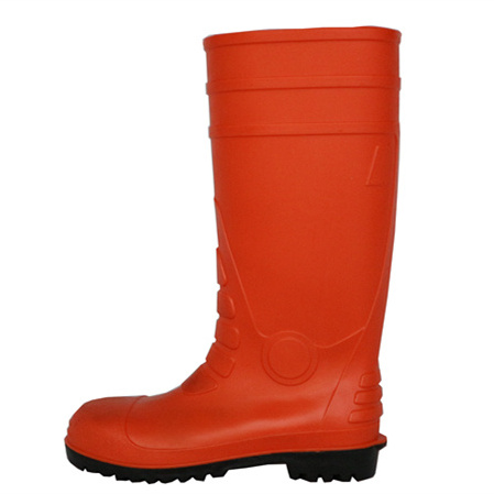 Factory price good quality PVC safety combat boots with steel toe