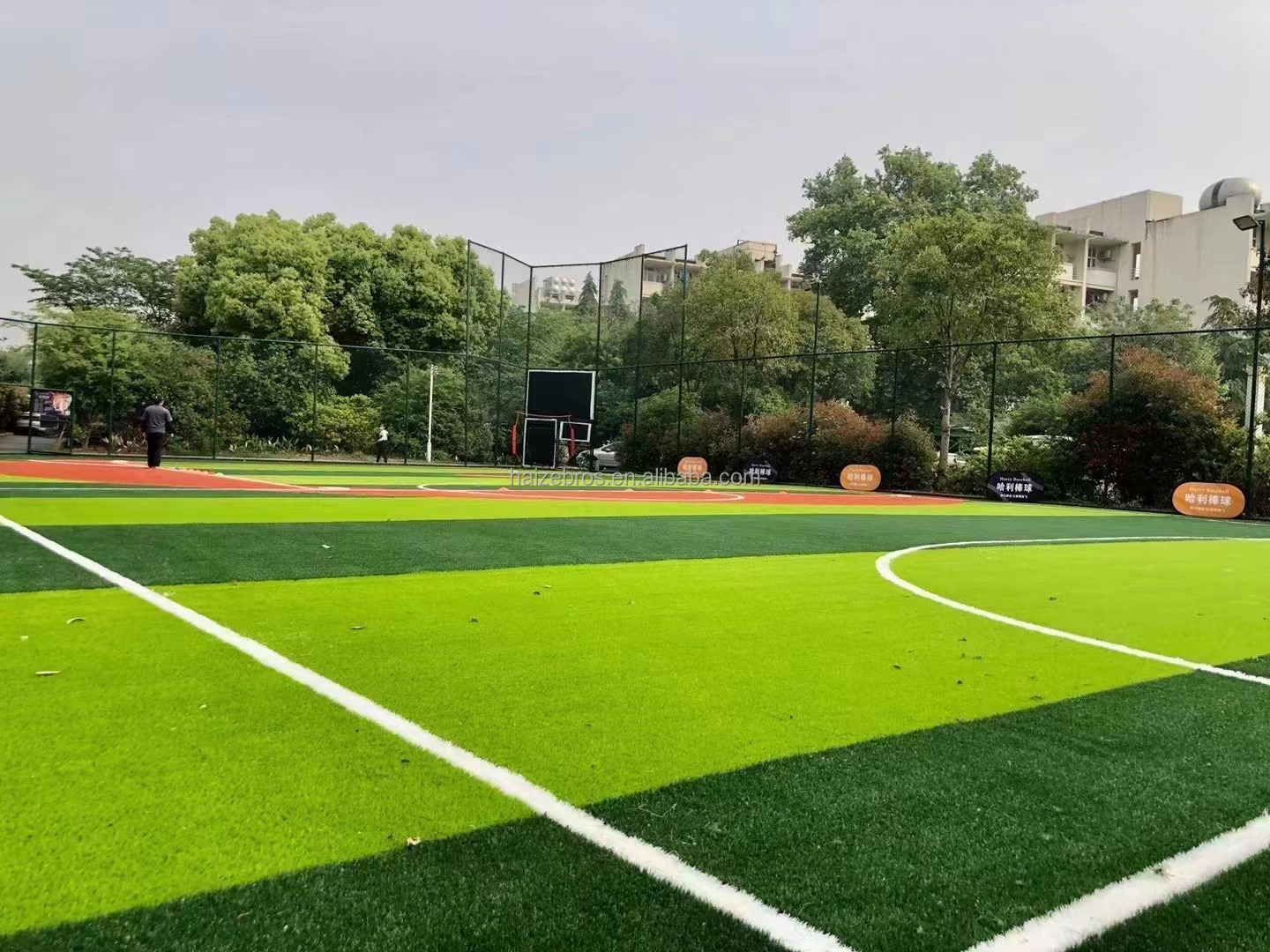 Custom artificial grass PU foam underlay Shock Pad Artificial Grass For Cross fit synthetic turf china gym turf