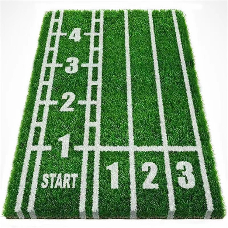 Custom artificial grass PU foam underlay Shock Pad Artificial Grass For Cross fit synthetic turf china gym turf