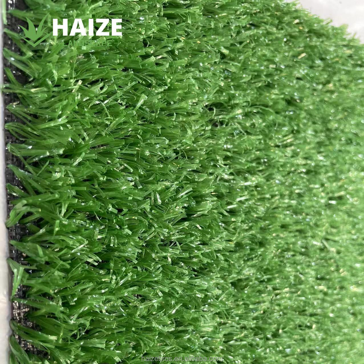 HAIZE wholesale China cheap price green artificial synthetic fake grass mat pile carpet roll