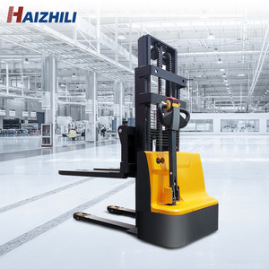 Small Electric forklift 1.5ton 2ton electric walkie electric pallet stacker 3m electric lifter stacker electric pallet stacker