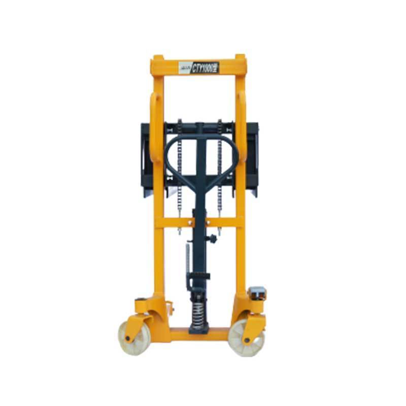 Haizhili 500kg Lift Height 1.3m Hand Pallet Truck Stacker Hydraulic Manual Forklift