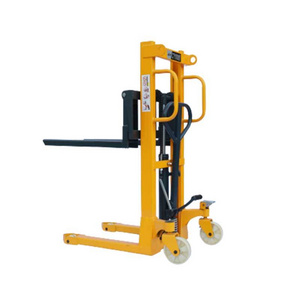 Haizhili 500kg Lift Height 1.3m Hand Pallet Truck Stacker Hydraulic Manual Forklift