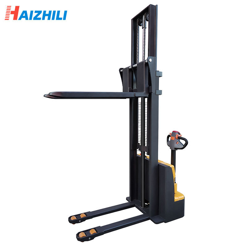 Small Electric forklift 1.5ton 2ton electric walkie electric pallet stacker 3m electric lifter stacker electric pallet stacker